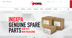 Desktop Screenshot of inoxpa.es